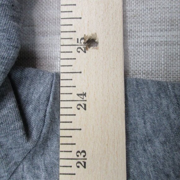 Nike Tee Shirt Mens 2XL Gray Heather Dri-Fit Swoosh Logo Long Sleeve Crew Neck - Picture 8 of 8